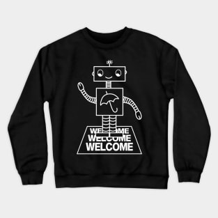 Armchair Expert Merch Armchair Expert Robot Crewneck Sweatshirt